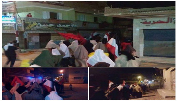 مسيرة ليلية تهتف "الشعب يريد إسقاط الإنقلاب"  لثوار ديرب نجم بالشرقية