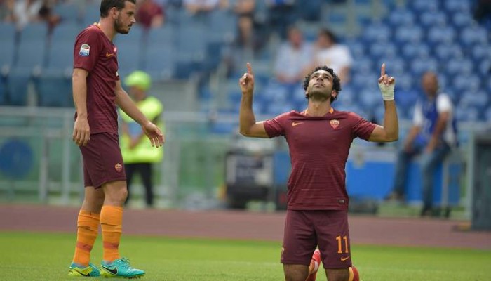 صلاح يسجل وتوتي يقود روما لفوز قاتل على سامبدوريا بالدوري