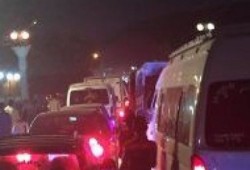 توقف الحركة المرورية أعلى طريق القاهرة ــ إسكندرية الزراعي