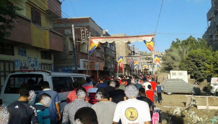 مسيرة حاشدة لثوار البصارطة تنديدا بجرائم الانقلاب