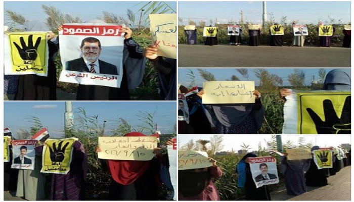 حرائر "أم الرضا" بدمياط يواصلن حراكهن الثوري في رابع أيام العيد