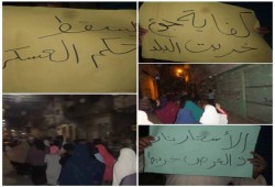 مسيرة ليلية تهتف "يسقط حكم العسكر" لثوار أبو حماد بالشرقية