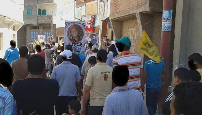 مسيرة لثوار دمياط بقرية البصارطة في مستهل أسبوع "حق الغلابة"