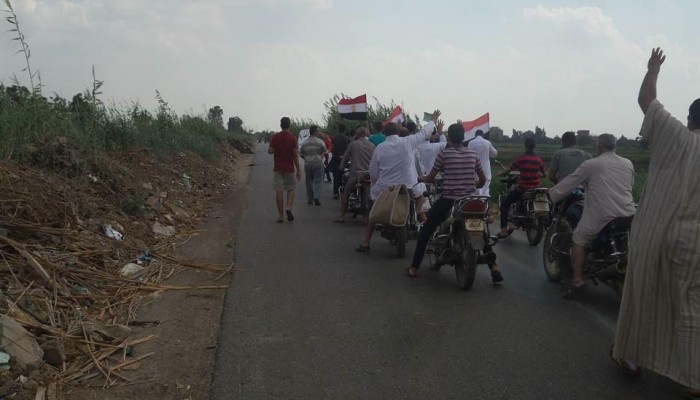 المنوفية : مسيرة للمطالبة بإسقاط الإنقلاب العسكري بمنشأة سلطان