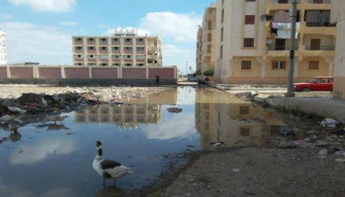 الأبعادية تغرق فى الصرف الصحى من جديد