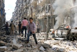 استهداف أكبر مستشفيين بشرق حلب بغارات