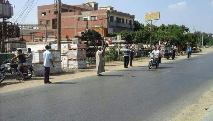 وقفة احتجاجيه صباحيه لثوار المنوفية