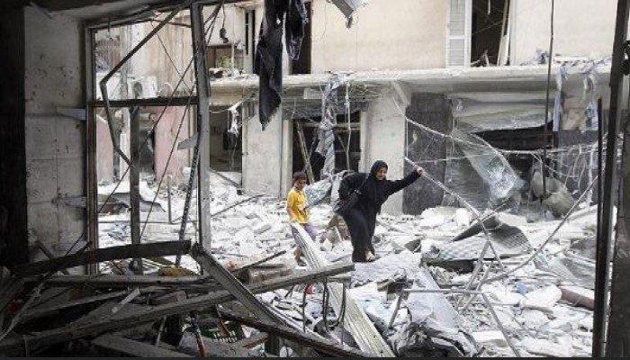 مصادر طبية : قصف أكبر مستشفى في حلب بالبراميل المتفجرة للمرة الثانية خلال أيام