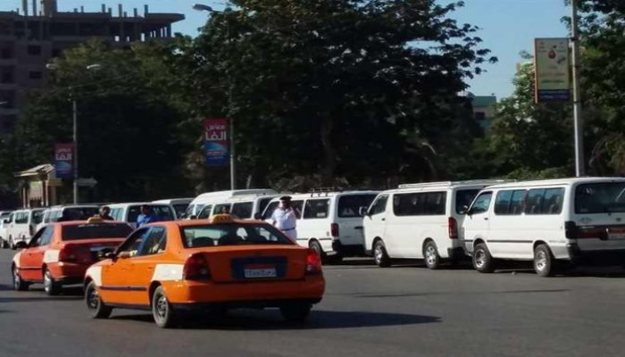 اضراب سائقي ميكروباص خط الإسماعيلية - القاهرة
