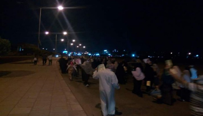 مسيرة ليلية لثوار العاشر ردا علي استشهاد د. محمد كمال