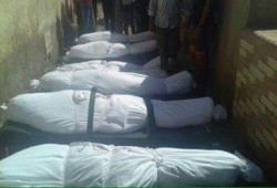 دفن 52 من ضحايا "مركب رشيد" بمقابر الصدقة