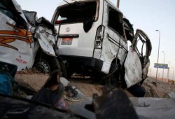 المنيا.. مصرع مزارع في انقلاب ميكروباص على الصحراوي