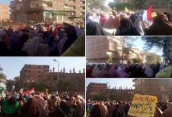 مسيرة حاشدة ضد الانقلاب بالزقازيق في ذكرى مذبحة أكتوبر