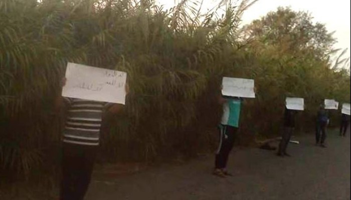 البحيرة: سلسلة بشرية لثوار كفر الدوار تنديداً باغتيال "كمال" و"شحاتة"