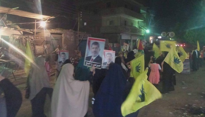 ليالي الثورة تتواصل بمسقط رأس الرئيس مرسي بالشرقية