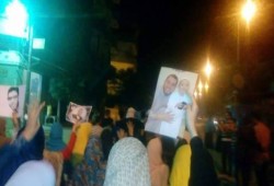 شباب كفر الدوار يهتفون ضد جرائم مليشيات داخلية الانقلاب بحق المعتقلين