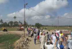 ثوار الحسينية بالشرقية يتظاهرون في جمعة"لا لإعدام الغلابة والمظلومين".