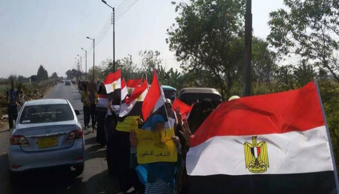 ثوار الدقهلية يتظاهرون في جمعة "لا لإعدام الغلابة والمظلومين"