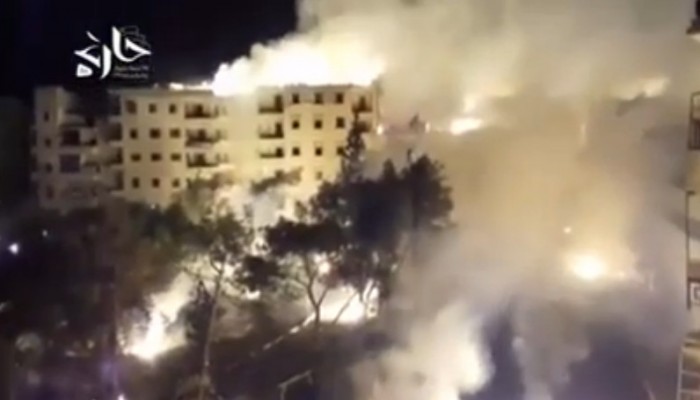 روسيا تستهدف حلب بالقنابل العنقودية والفسفورية