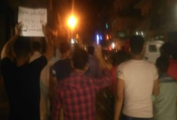 مسيرة ليلية لشباب ضد الانقلاب بأبو المطامير ضد جرائم داخلية الانقلاب