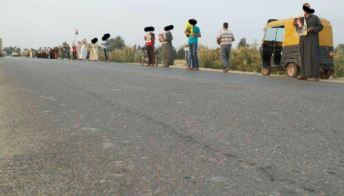 ثوار الحسينية بالشرقية يواصلون تظاهرات "لا لإعدام الغلابة والمظلومين"