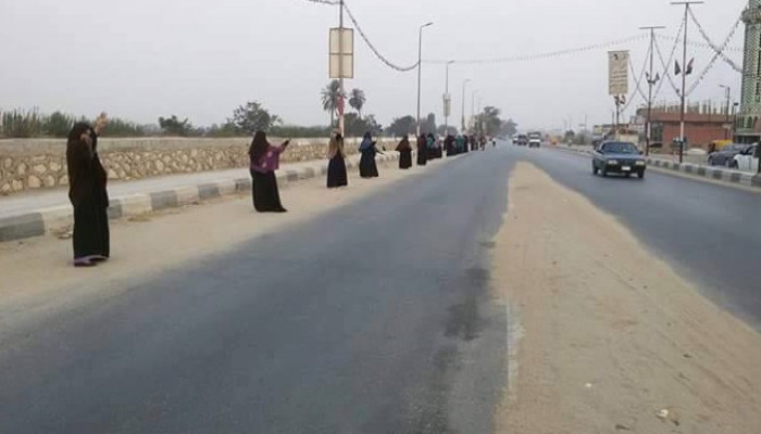 تواصل التظاهرات المطالبة بةقف أحكام الإعدامات بأبو حماد بالشرقية