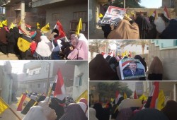ثوار القرين بالشرقية يهتفون بلادي بلادي لك حبي وفؤادي في جمعة"حق الشعب"