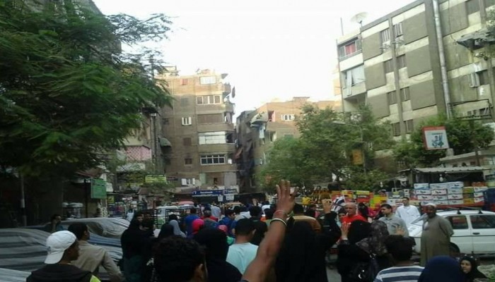 تظاهرات حاشدة في إمبابة استعداد لثورة الغلابة