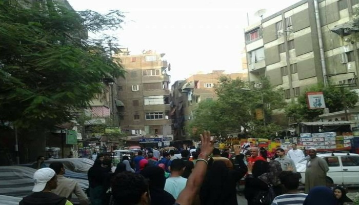 تظاهرات حاشدة في إمبابة استعداد لثورة الغلابة