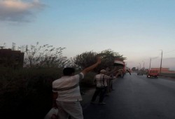 سلسة بشرية لثوار مركز دمنهور استعدادا لحراك 11/11