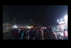 "شباب ضد الانقلاب" برشيد يلهبون حماس الأهالي بهتاف "يسقط يسقط حكم العسكر"