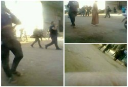 أمن الانقلاب يقتحم قرية العدوة ويختطف مدرس ويطلق الرصاص الحي علي الأهالي