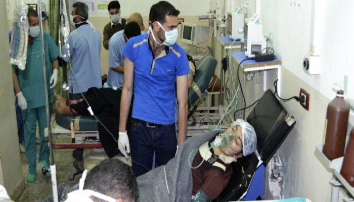 قوات بشار تقصف ريف حماة بالكلور السام