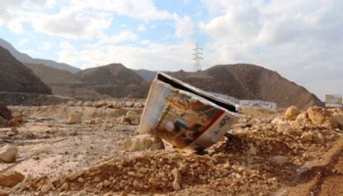 إغلاق طريق العين السخنة بالسويس بسبب سيول الزعفرانة