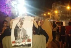 تظاهرة لثوار الترعة بالإسكندرية ضد تجويع الشعب المصري