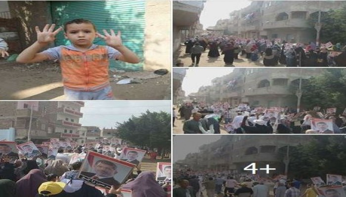 قرية الرئيس مرسي بالشرقية تنتفض رغم جرائم الانقلاب