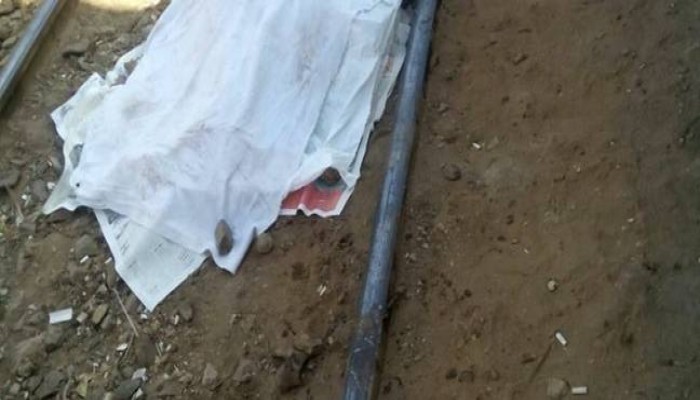 مصرع فلاح دهسه قطار بالمنيا