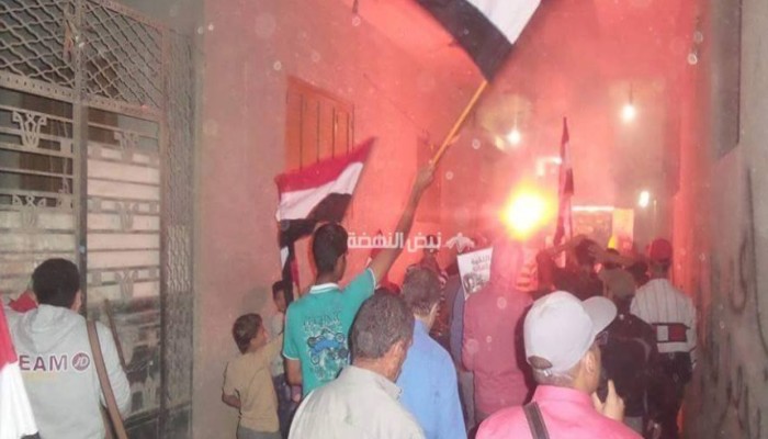 ثوار ناهيا يطالبون الشعب بالانتفاض ضد العسكر الخونة