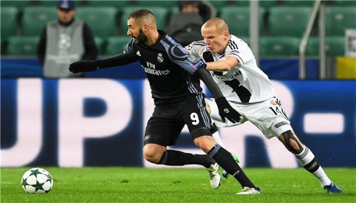 في حفلة أهداف .. ريال يسقط في فخ التعادل أمام مضيفه المتواضع "ليجا وارسو" البولندي