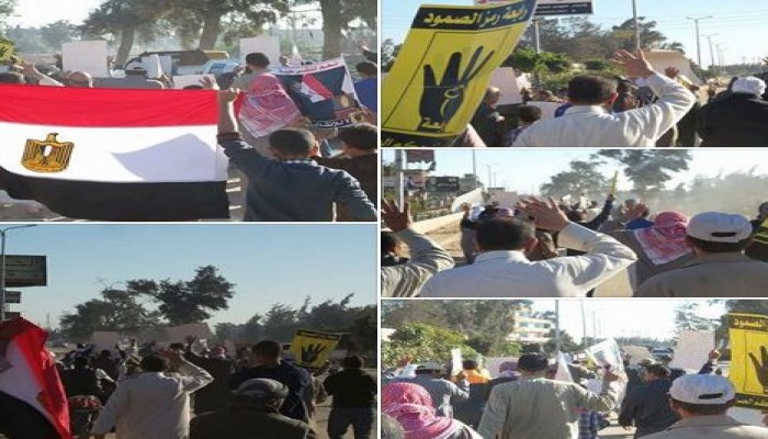 ثوار الحسينية بالشرقية ينتفضون في جمعة إرحل يا فاشل