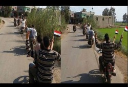 مسيرة بالدراجات النارية"ميت خضير" بالدقهلية للتنديد برفع أسعار الوقود وتعويم الجنية