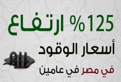 إنفوجراف.. 125% ارتفاع أسعار الوقود في مصر منذ عام 2014