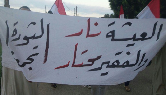 المنوفية : مسيرة صباحية على طريق منوف شبين