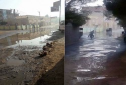 "مياه المجاري" تغرق الشوارع وتحاصر منزلي نائبي العسكر بأبو حماد بالشرقية