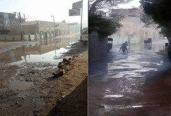 "مياه المجاري" تغرق الشوارع وتحاصر منزلي نائبي العسكر بأبو حماد بالشرقية