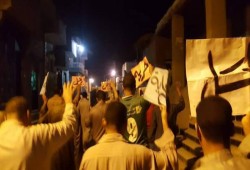 مسيرة ليلية لثوار قصر الباسل بالفيوم عشية 11/11