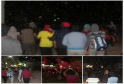 ثوار بأبو حماد بالشرقية يتظاهرون عشية "ثورة الغلابة" بشعار"افتحوا الميادين"