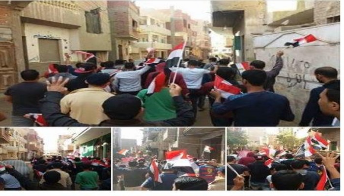 4 مظاهرات صباحية بالفيوم تطالب برحيل السيسي الفاشل