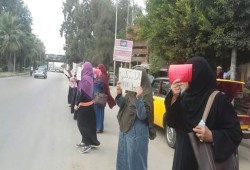 وقفة لحرائر أبيس بالإسكندرية تنديدا بتردي الحالة الاقتصادية