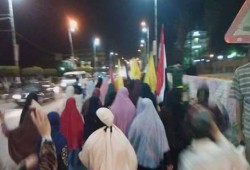 ثوار ديرب نجم بالشرقية يواصلون تظاهرات "حق الغلابة"